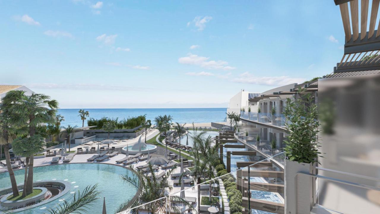Nautilux Rethymno By Mage Hotels Bagian luar foto The resort's pool area