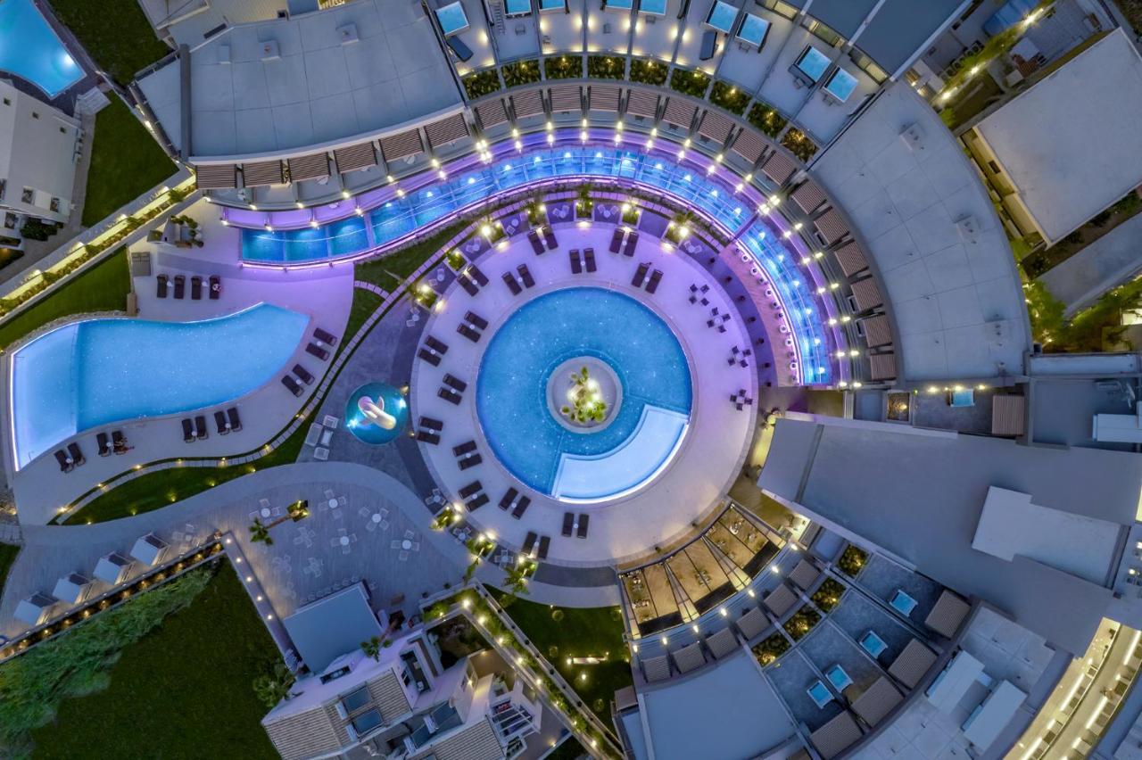 Nautilux Rethymno By Mage Hotels Bagian luar foto Aerial view of the hotel