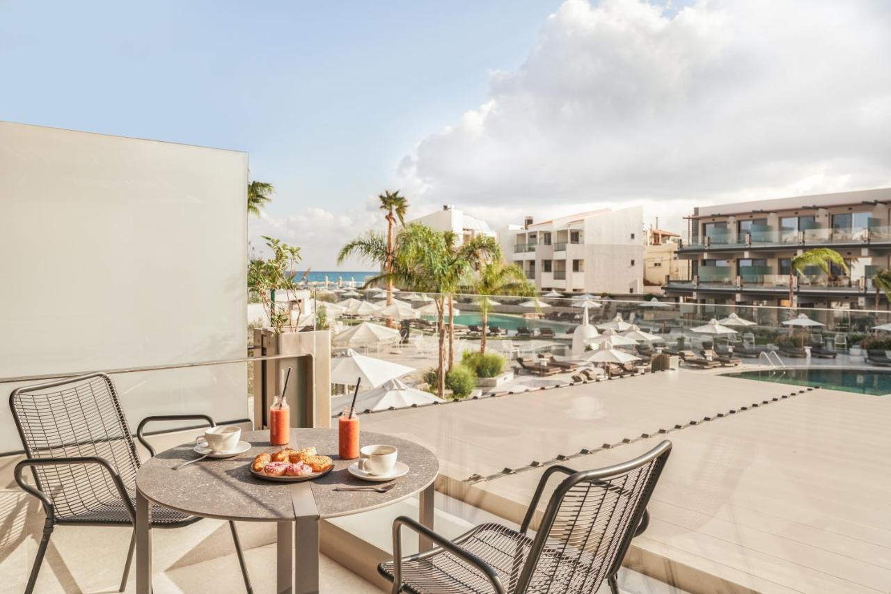 Nautilux Rethymno By Mage Hotels Bagian luar foto A balcony at the resort