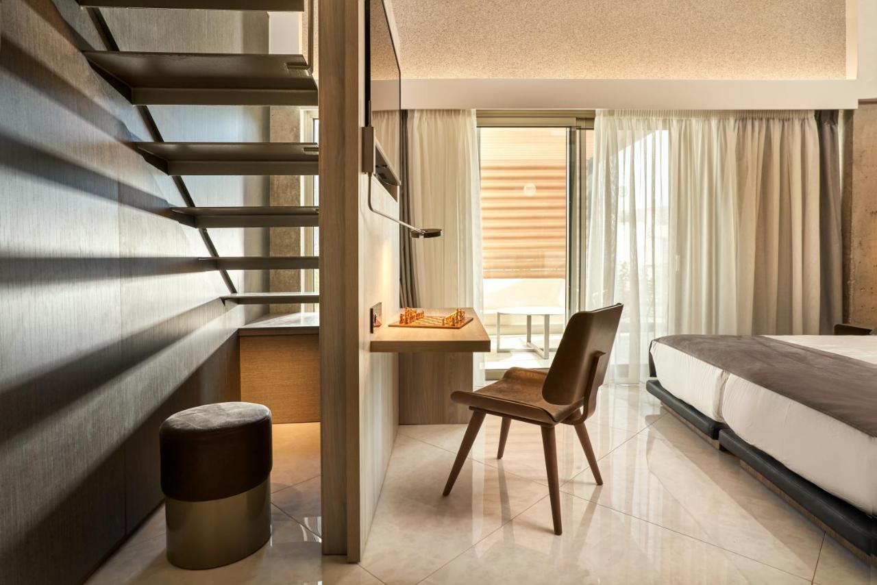 Nautilux Rethymno By Mage Hotels Bagian luar foto A room at the hotel